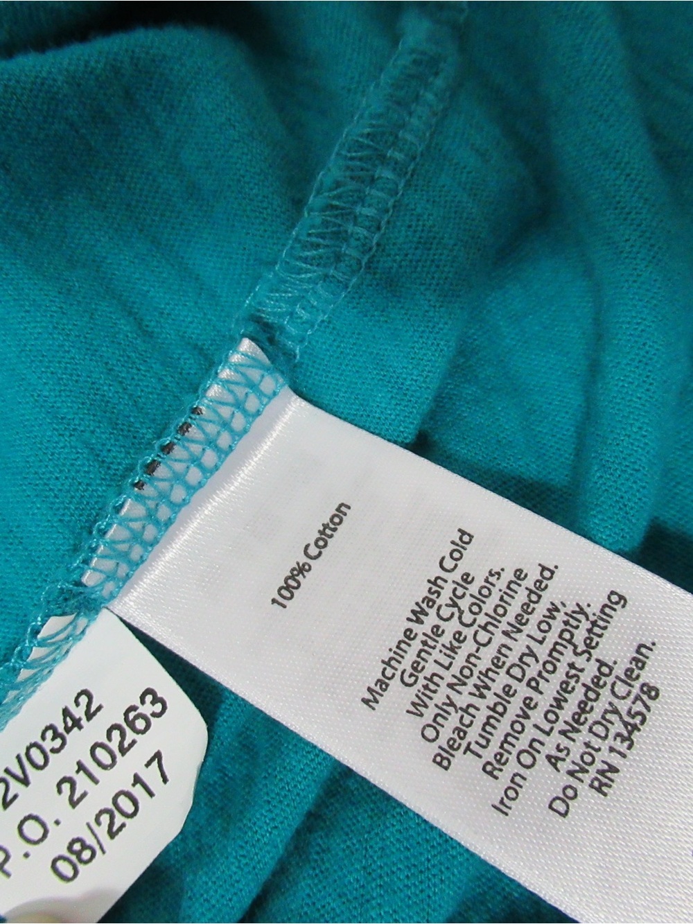 Vineyard Vines Teal Long Sleeve Crewneck Whale Tee Shirt Size XL - Picture 6 of 10